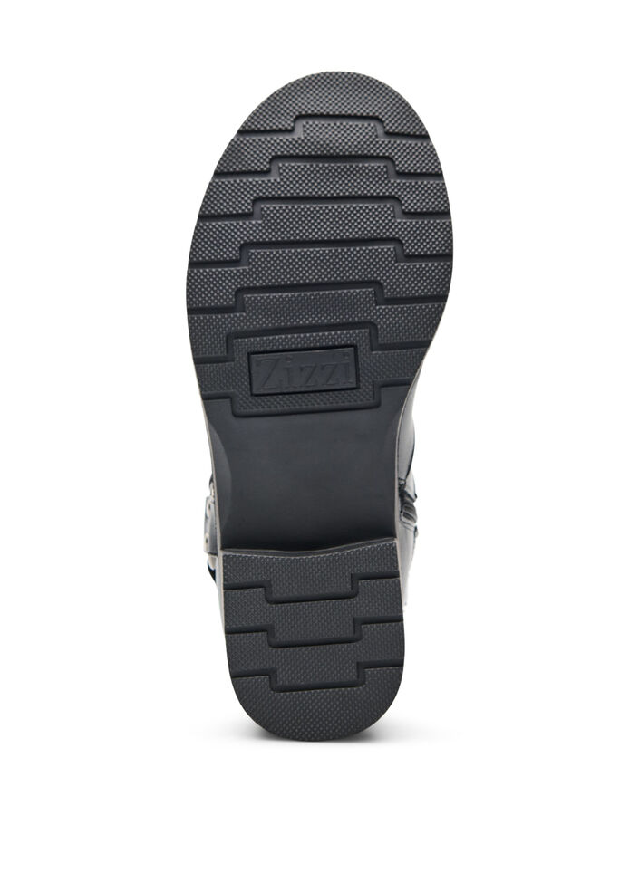 Niskie buty motocyklowe, Czarne, Packshot image number 4