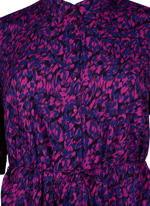 Flash - Koszulowa sukienka z nadrukiem, Pink Blue AOP, Packshot image number 2
