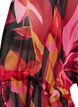 Plazowe kimono z nadrukiem, Czerwony, Packshot image number 2