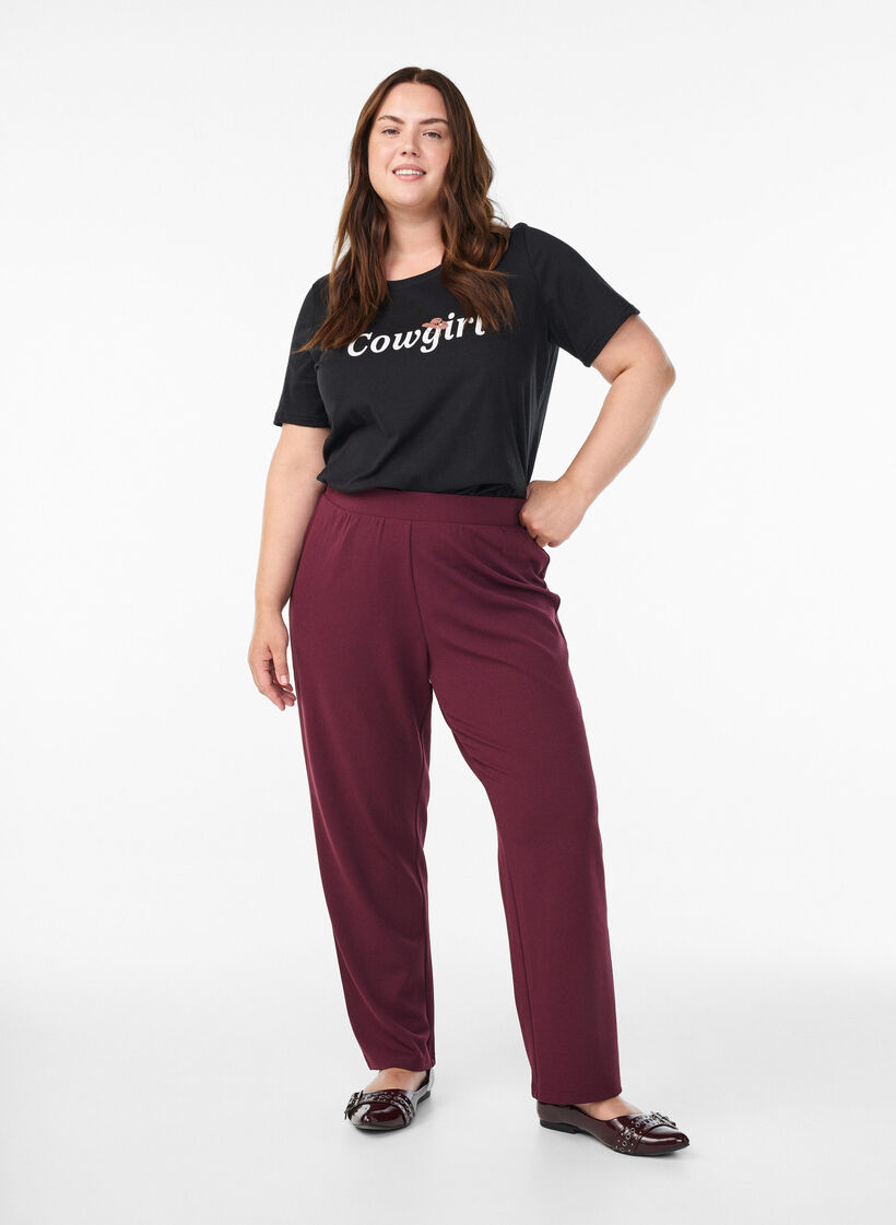 Koszulka z nadrukiem, Czarne, Model image number 1