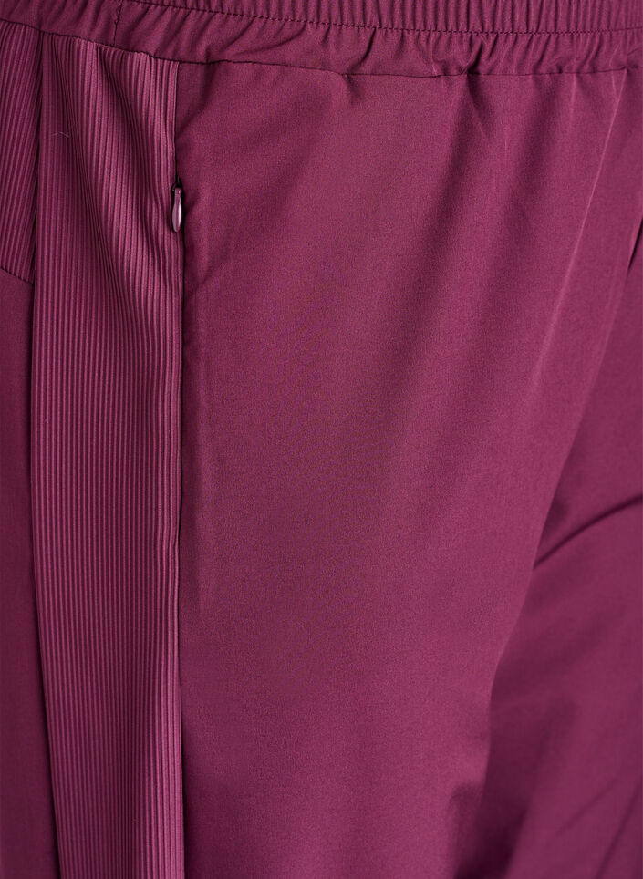 Lekkie spodnie treningowe z kieszeniami, Czerwony, Packshot image number 2