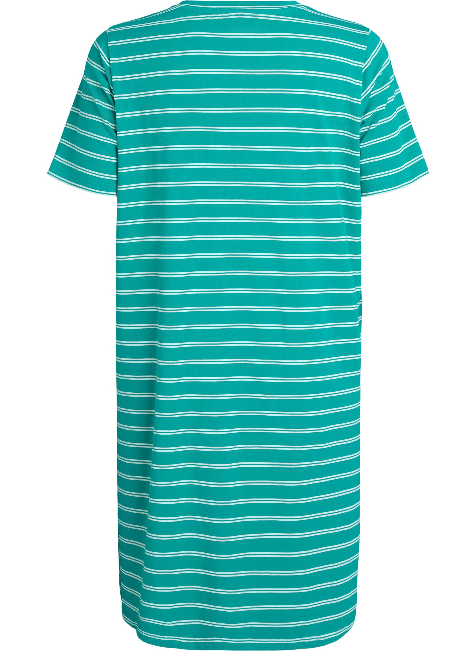 Zizzi Sukienka bawelniana z efektem skretu, Zielony, Packshot image number 1