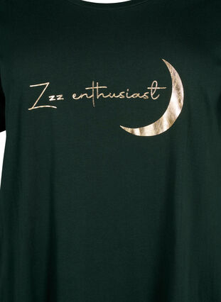Koszula nocna z krótkim rekawem, wykonana z bawelny organicznej, Scarab Enthusiast, Packshot image number 2