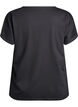 Bawelniany T-shirt z szydelkowym detalem, Czarne, Packshot image number 1