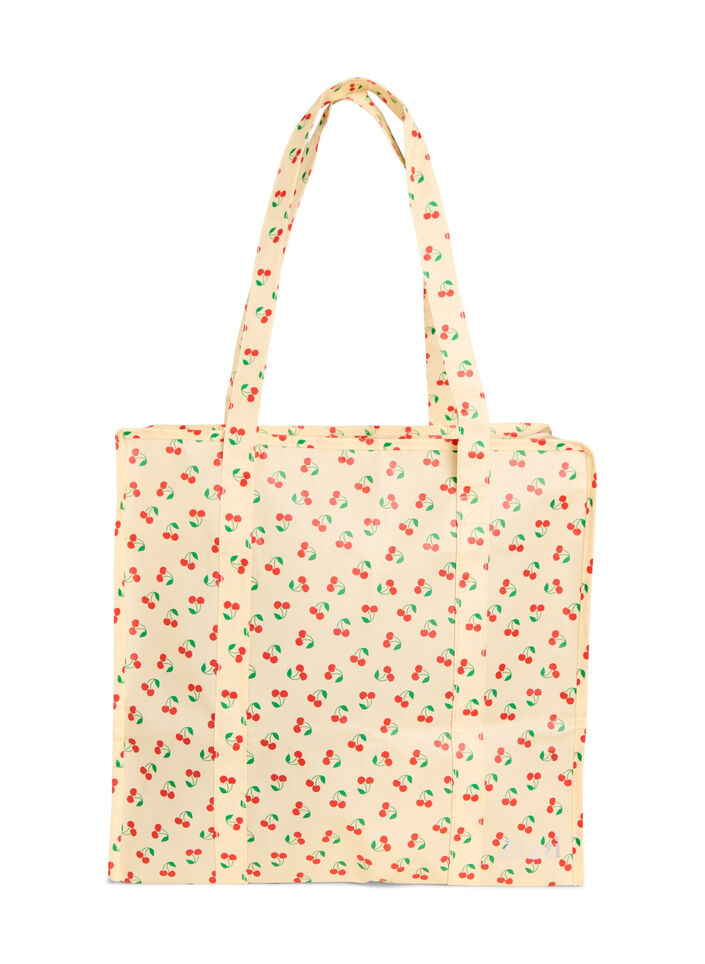 Torba na zakupy z suwakiem, Ż&oacute;łty, Packshot image number 1