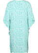 Sukienka kaftan z wiskozy z nadrukiem, Green Dot, Packshot image number 1