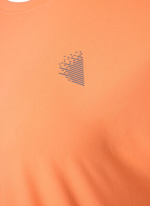 Koszulka treningowa z krótkim rekawem, Neon Orange, Packshot image number 2