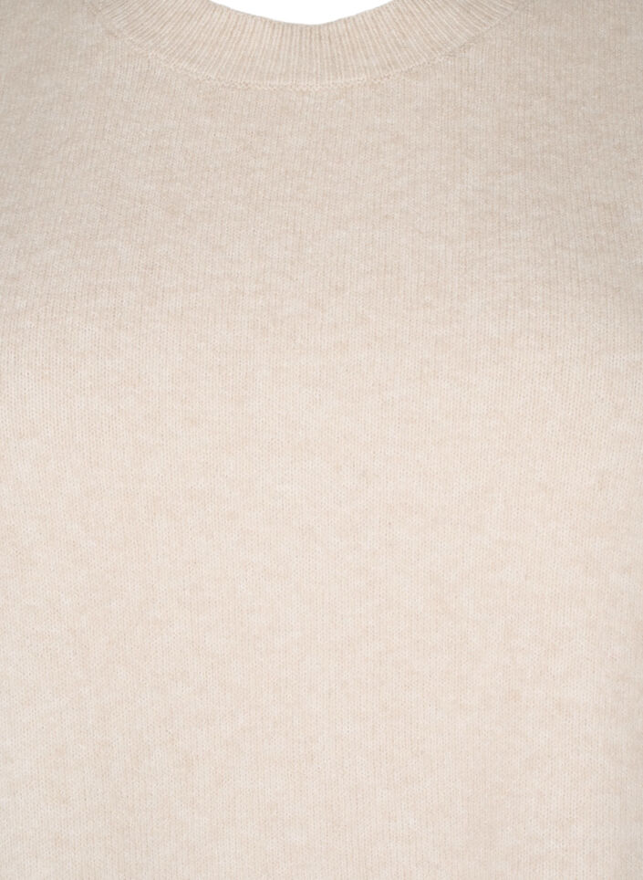 Dzianinowy bezrekawnik ze sciagaczem, Pumice Stone Mel., Packshot image number 2