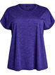 Luzna koszulka treningowa z kr&oacute;tkim rekawem, Fioletowy, Packshot image number 0