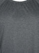 Melanzowa bluzka z rekawem 3/4, Dark Grey Melange, Packshot image number 2