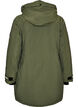 Hydrofobowa parka z kapturem i funkcjonalnymi detalami, Zielony, Packshot image number 1