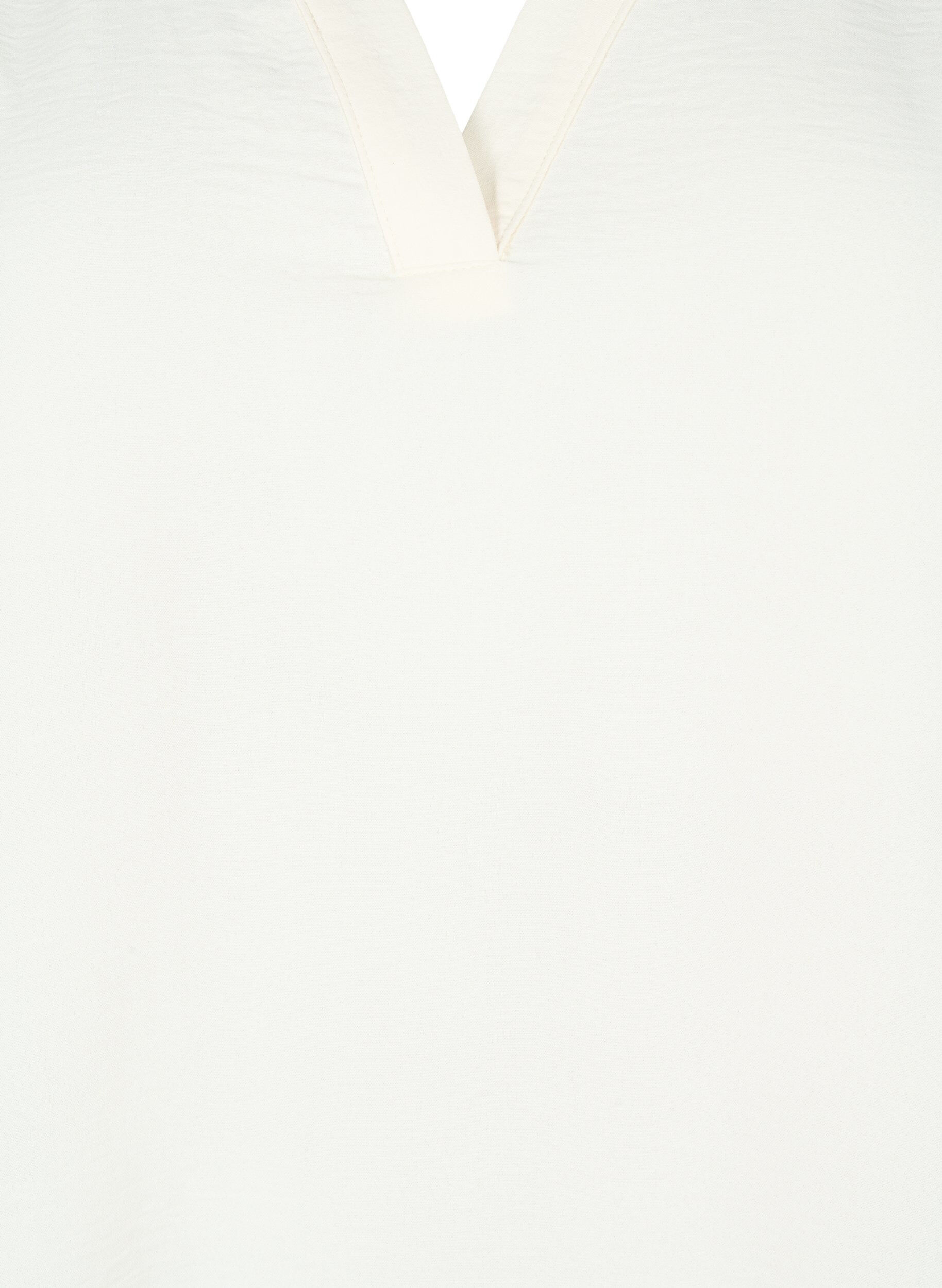 ZizziTop bez rekaw&oacute;w z marszczeniami, Biały, Packshot image number 2