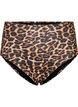 Dól od bikini z wysokim stanem i nadrukiem w panterke, Leopard Print, Packshot image number 0