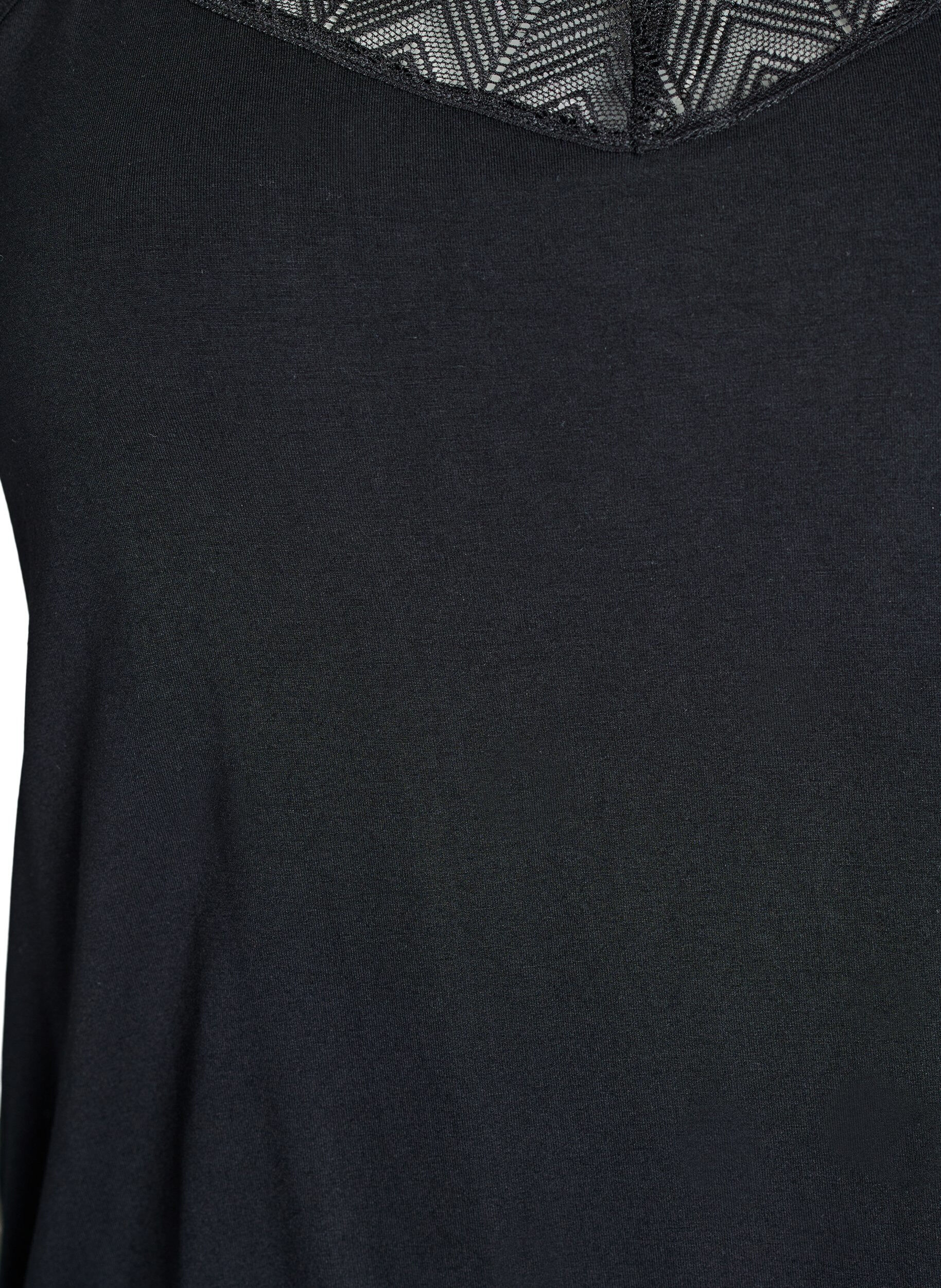 Zizzi Top z koronkowym detalem i ramiaczkami typu spaghetti, 0199, Packshot image number 2