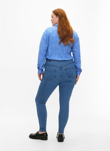 FLASH – jeansy o bardzo waskim kroju, Light Blue, Model image number 1