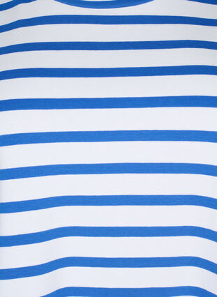 Bawelniana koszulka w paski, Blue Stripes, Packshot image number 2
