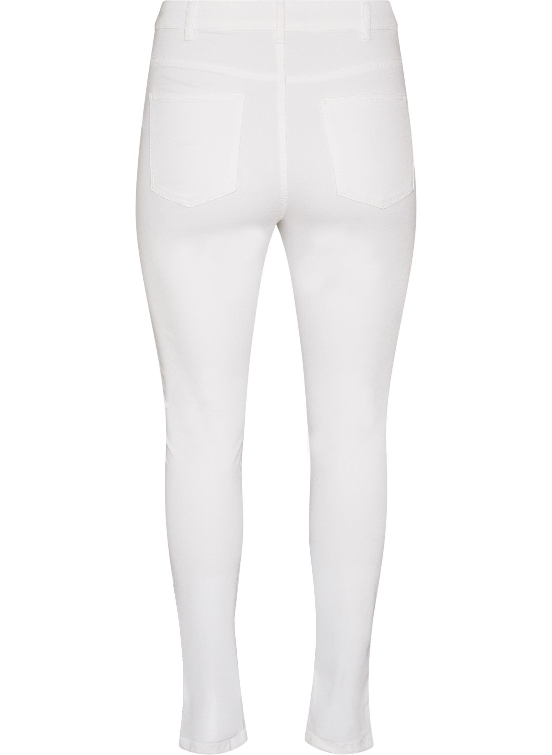 ZizziJeansy super slim z wysokim stanem Amy, Biały, Packshot image number 1