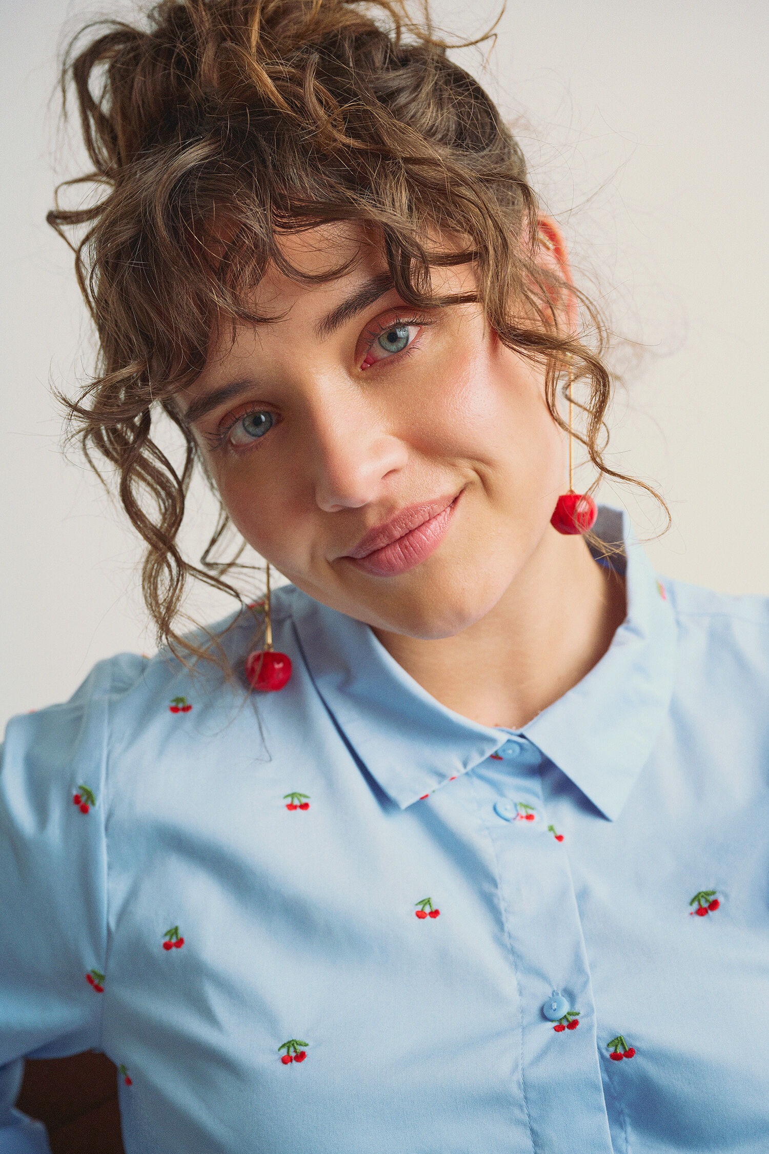 Zizzi Koszula z wiśniami, , Model