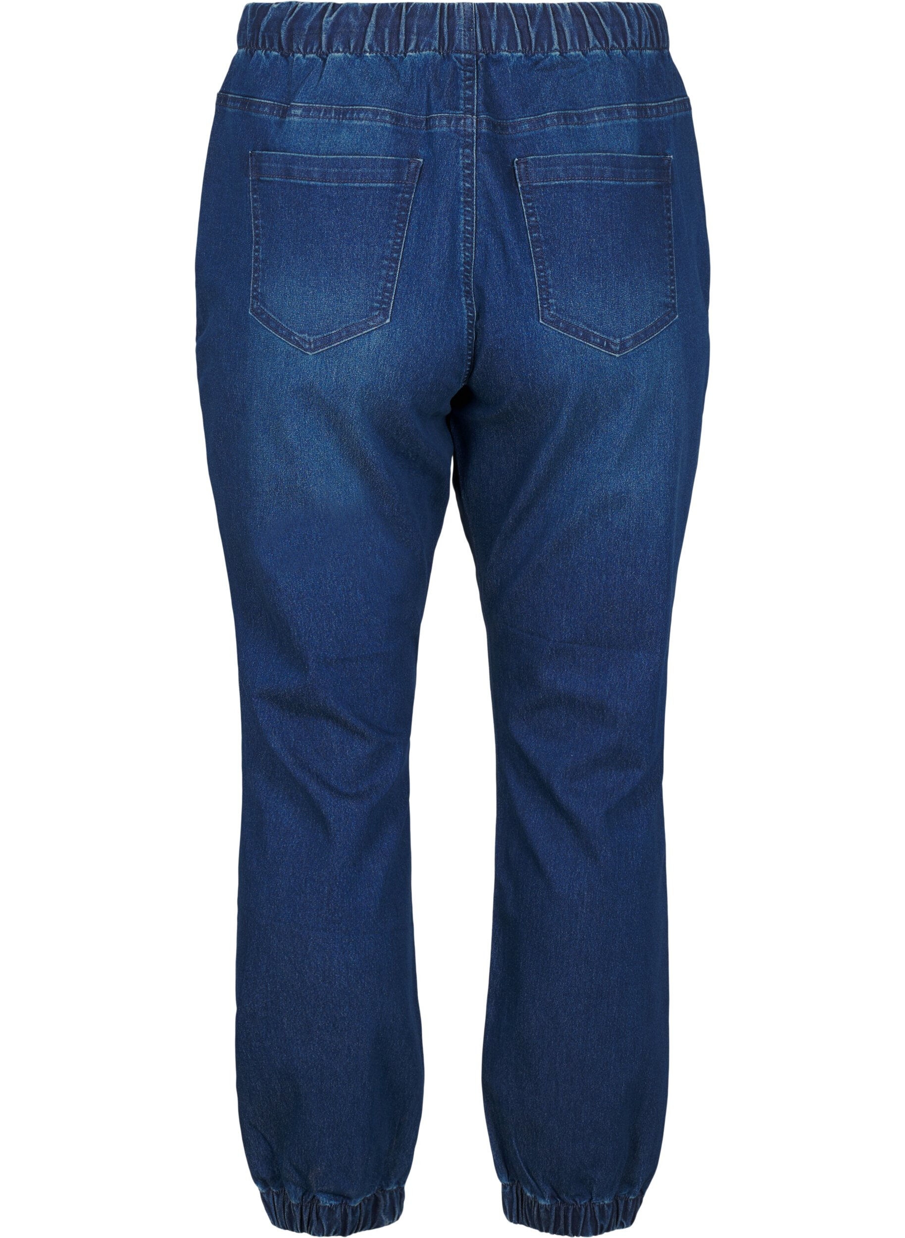 ZizziJeansowe joggery z kieszeniami, Niebieskie, Packshot image number 1