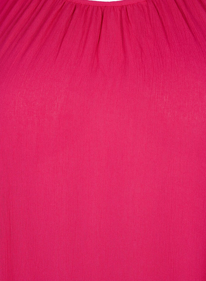 Wiskozowa sukienka z krótkim rekawem, Bright Rose, Packshot image number 2