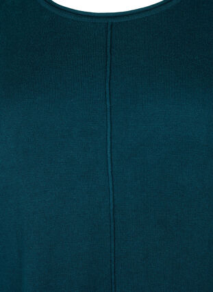 Dzianinowa bluzka z mieszanki bawelny i wiskozy, Reflecting Pond, Packshot image number 2