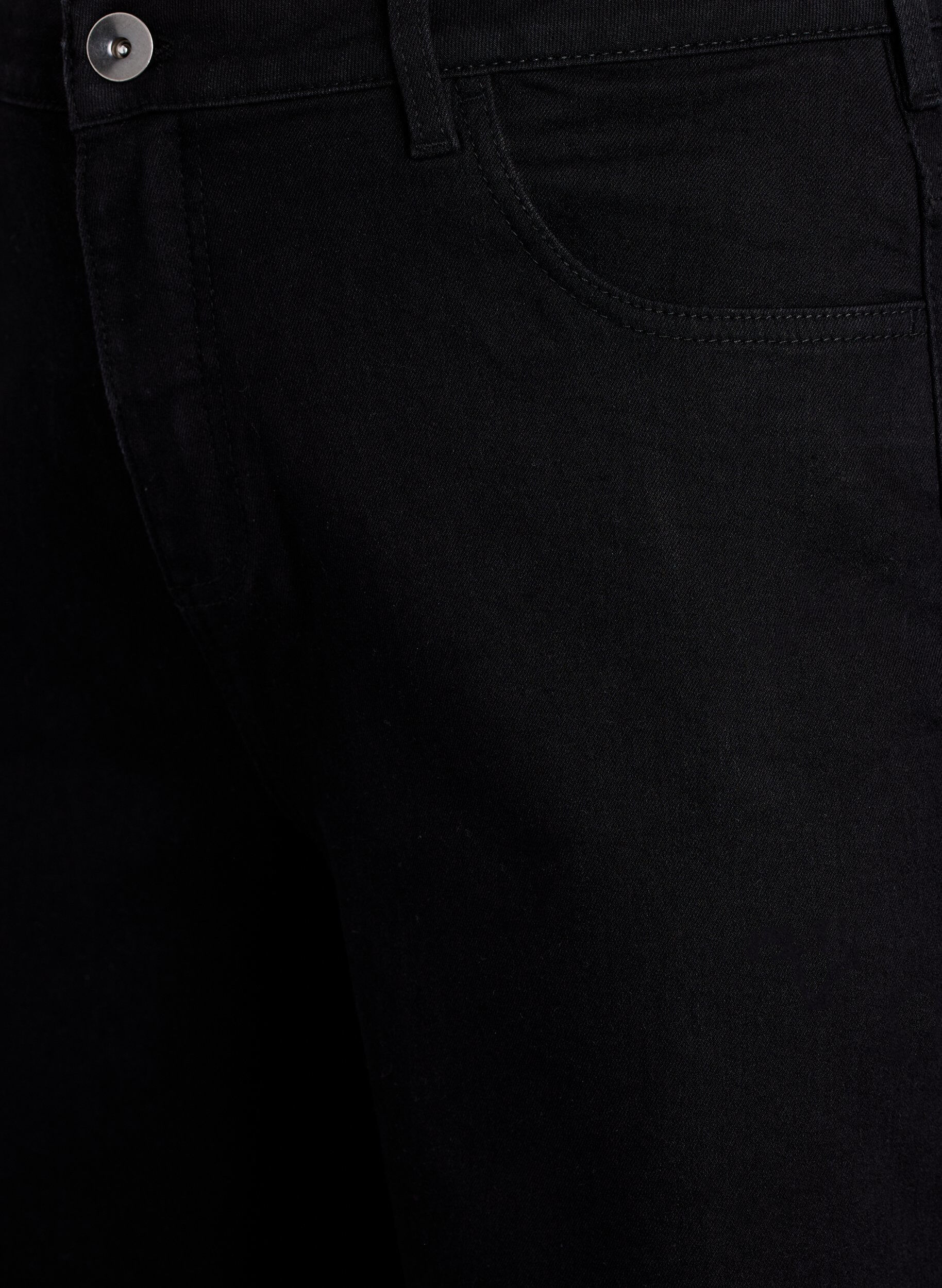 ZizziLuzne szorty jeansowe z wysoka talia, Czarne, Packshot image number 2