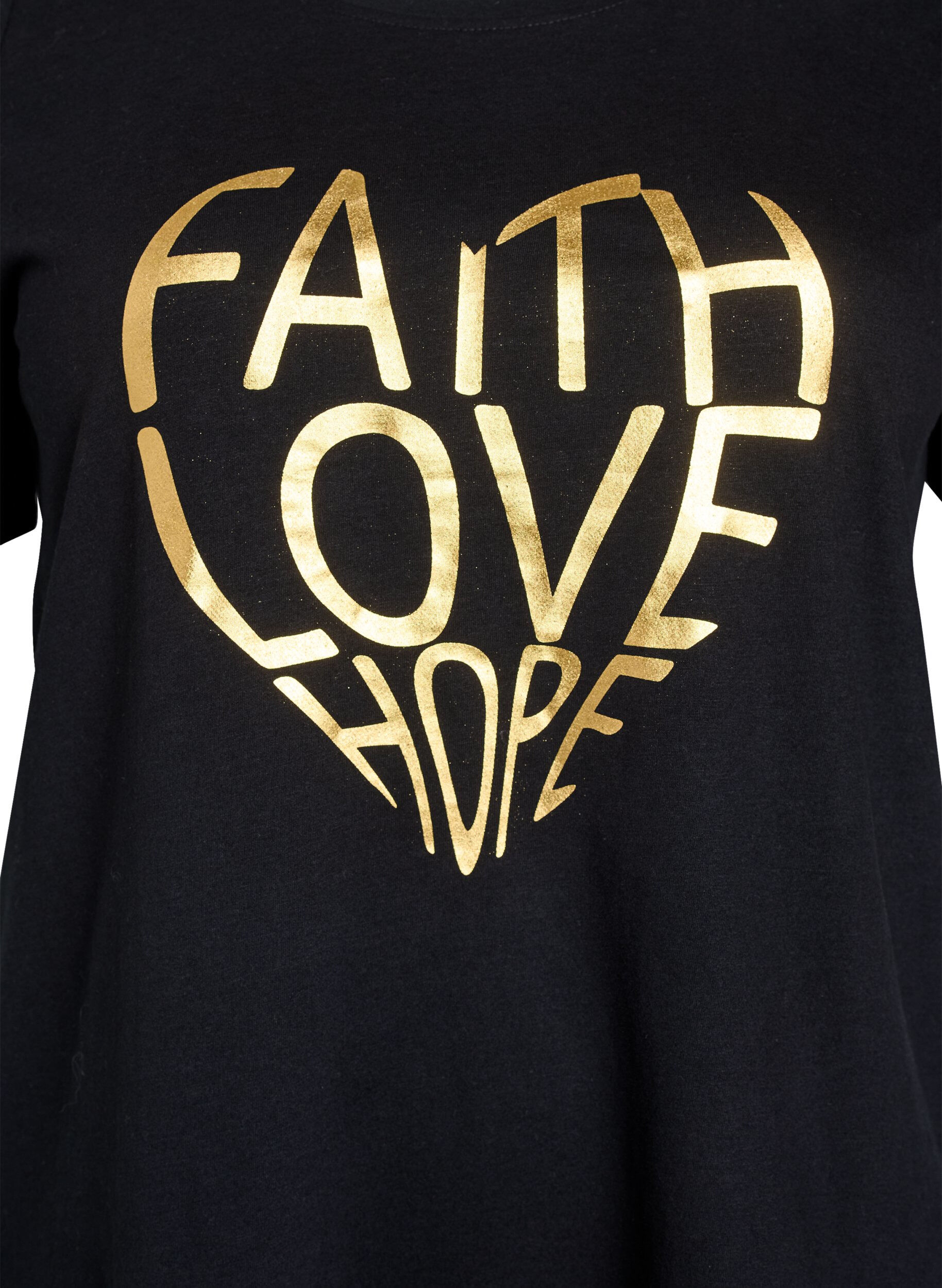 Zizzi FLASH - T-shirt z nadrukiem, Czarne, Packshot image number 2