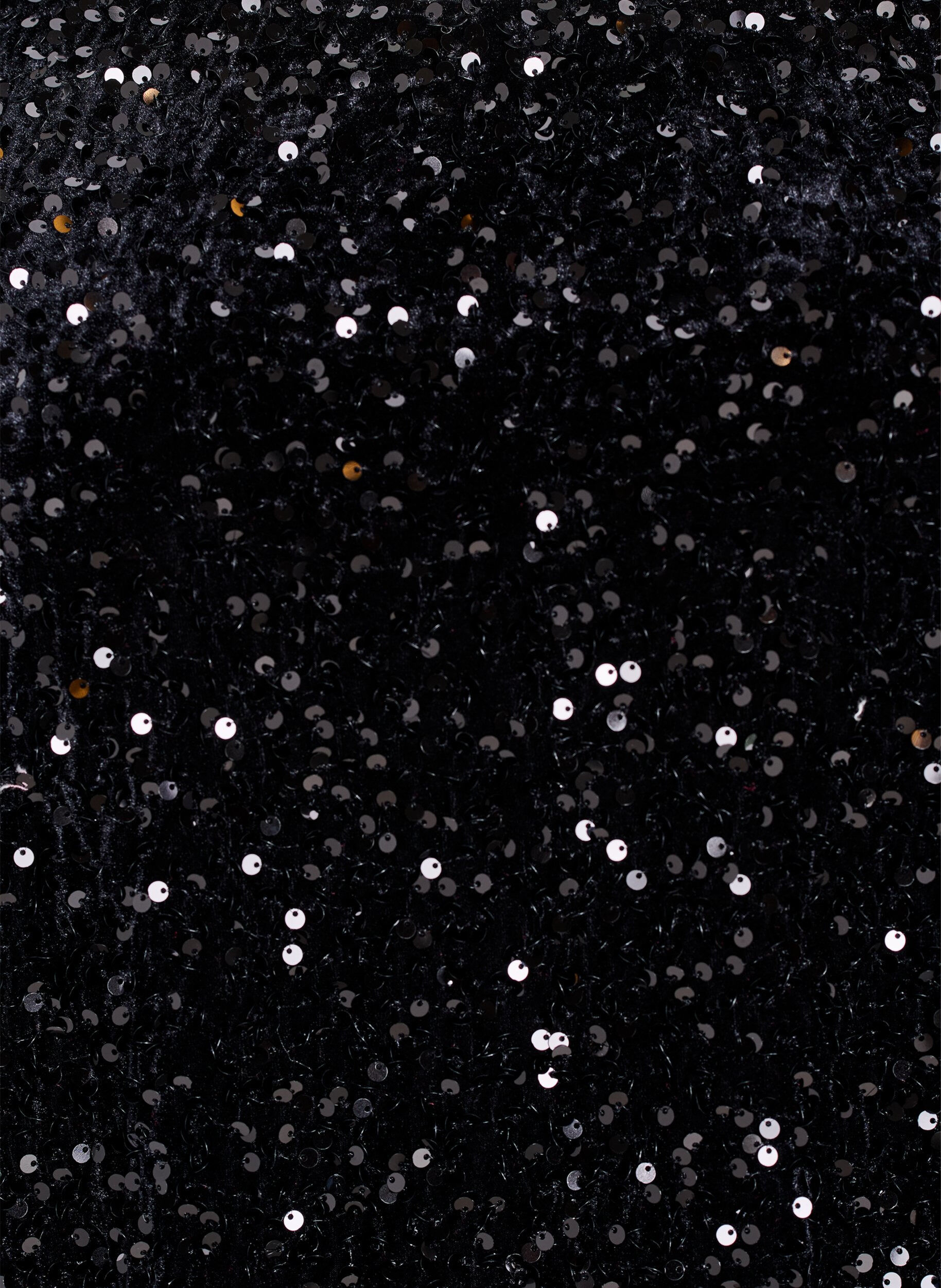 Zizzi Bluzka cekinowa z dlugim rekawem, Czarne, Packshot image number 2