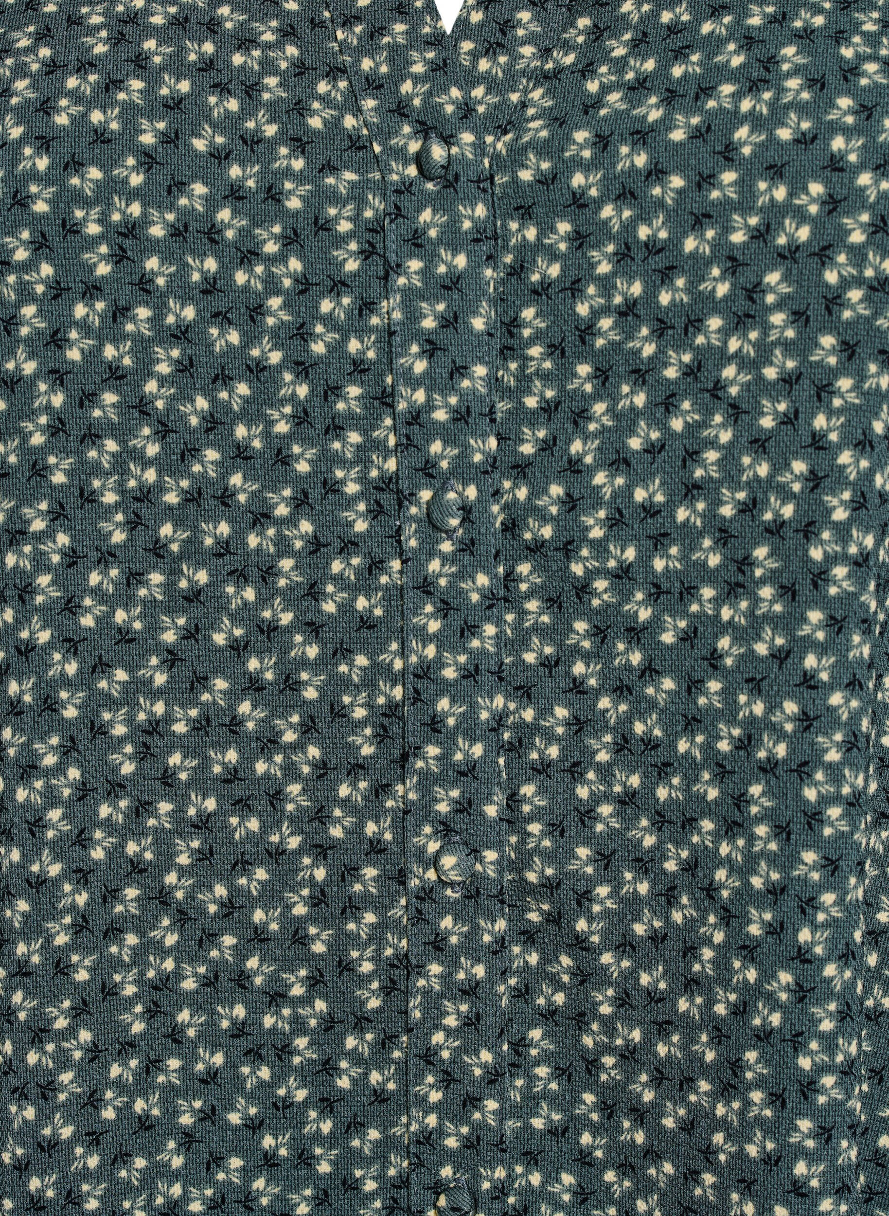 Zizzi Trapezowa sukienka midi z kr&oacute;tkim rekawem, Zielony, Packshot image number 2