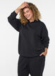 Bluza z kapturem, Czarne, Model image number 0