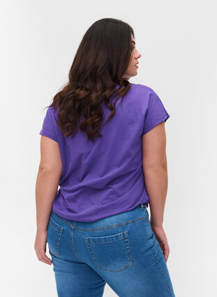 Koszulka z mieszanki bawelny, Ultra Violet, Model image number 1
