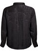 Koszula z wzorem paisley w tonacji ton w ton, Czarne, Packshot image number 1