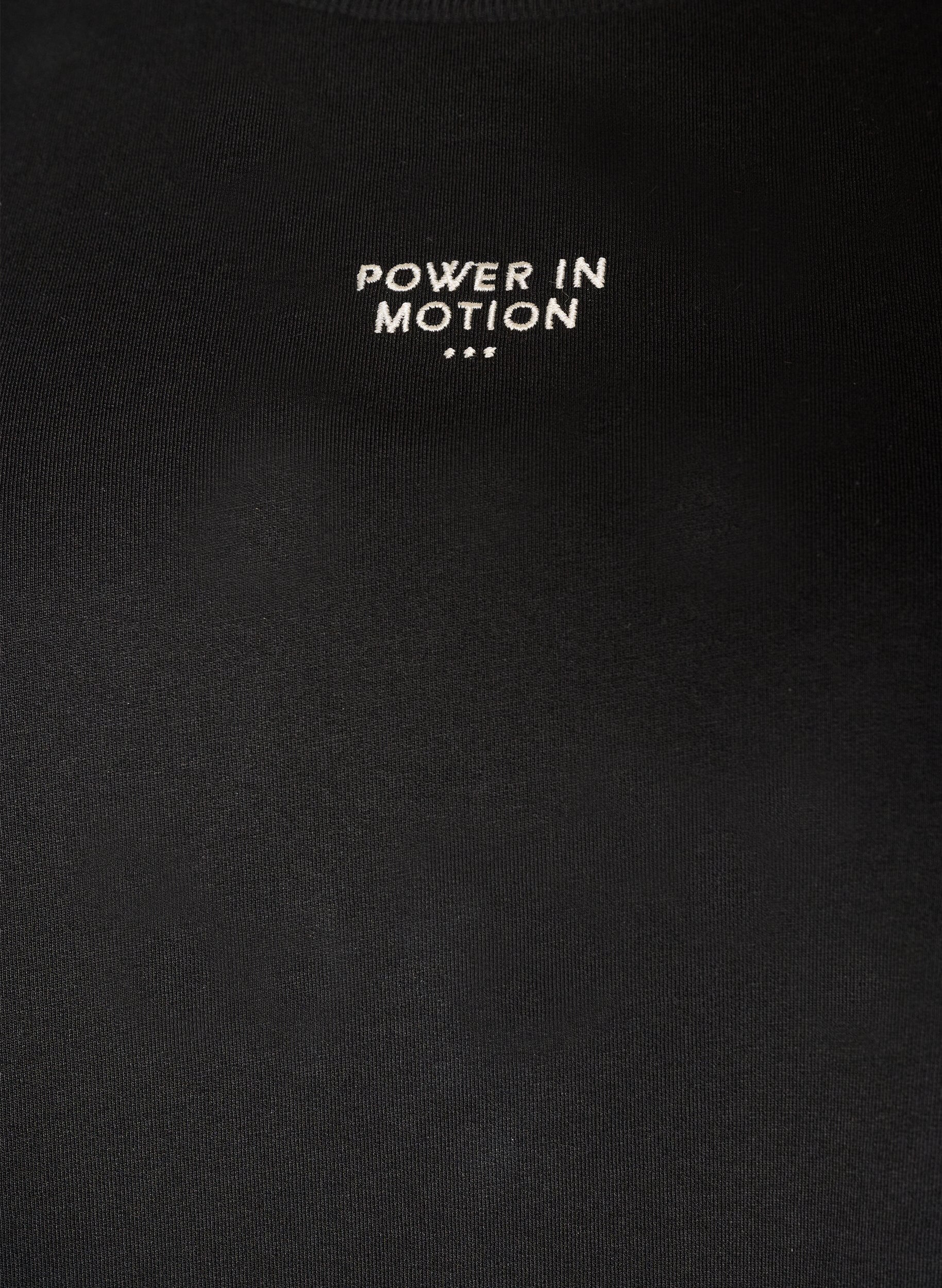 Zizzi Koszula z nadrukiem i luznym krojem, Czarne, Packshot image number 2