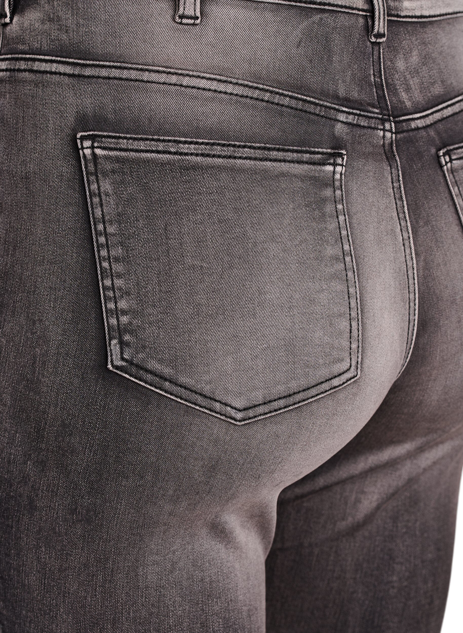 ZizziJeansy Amy super slim z wysokim stanem, Ciemnoszary, Packshot image number 3