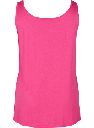 Top with a round neck and A-line, Fuchsia Purple, Packshot image number 1