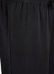 Spodnie o szerokich nogawkach i wysokim stanie, Czarne, Packshot image number 2