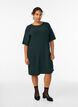 Krótka sukienka z blyszczacym wzorem, Zielony, Model image number 1