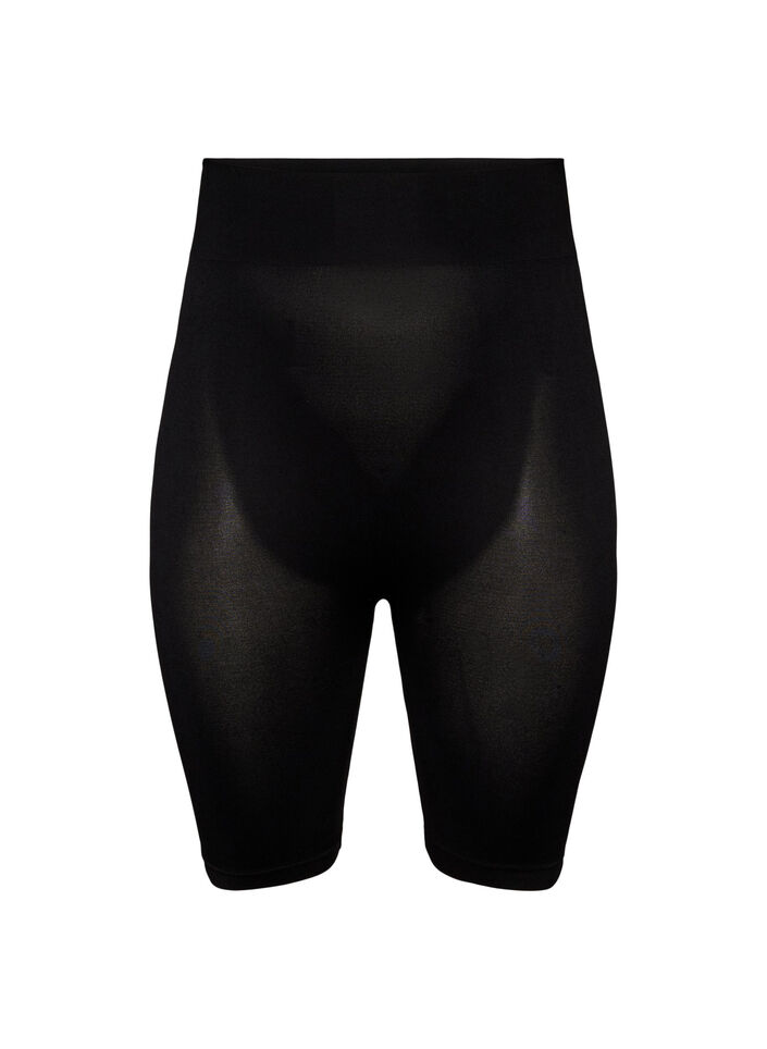 Bezszwowe szorty rowerowe, Czarne, Packshot image number 0