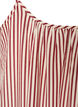 Letnia sukienka w paski o linii A, Czerwony, Packshot image number 3