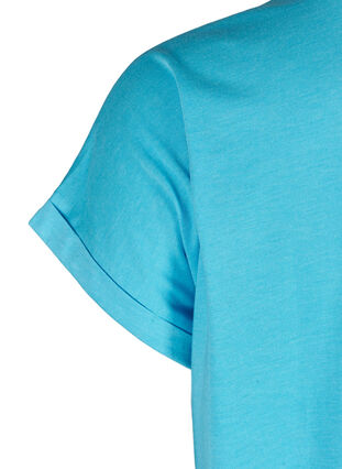 Koszulka z mieszanki bawelny, RIVER BLUE Mel., Packshot image number 3