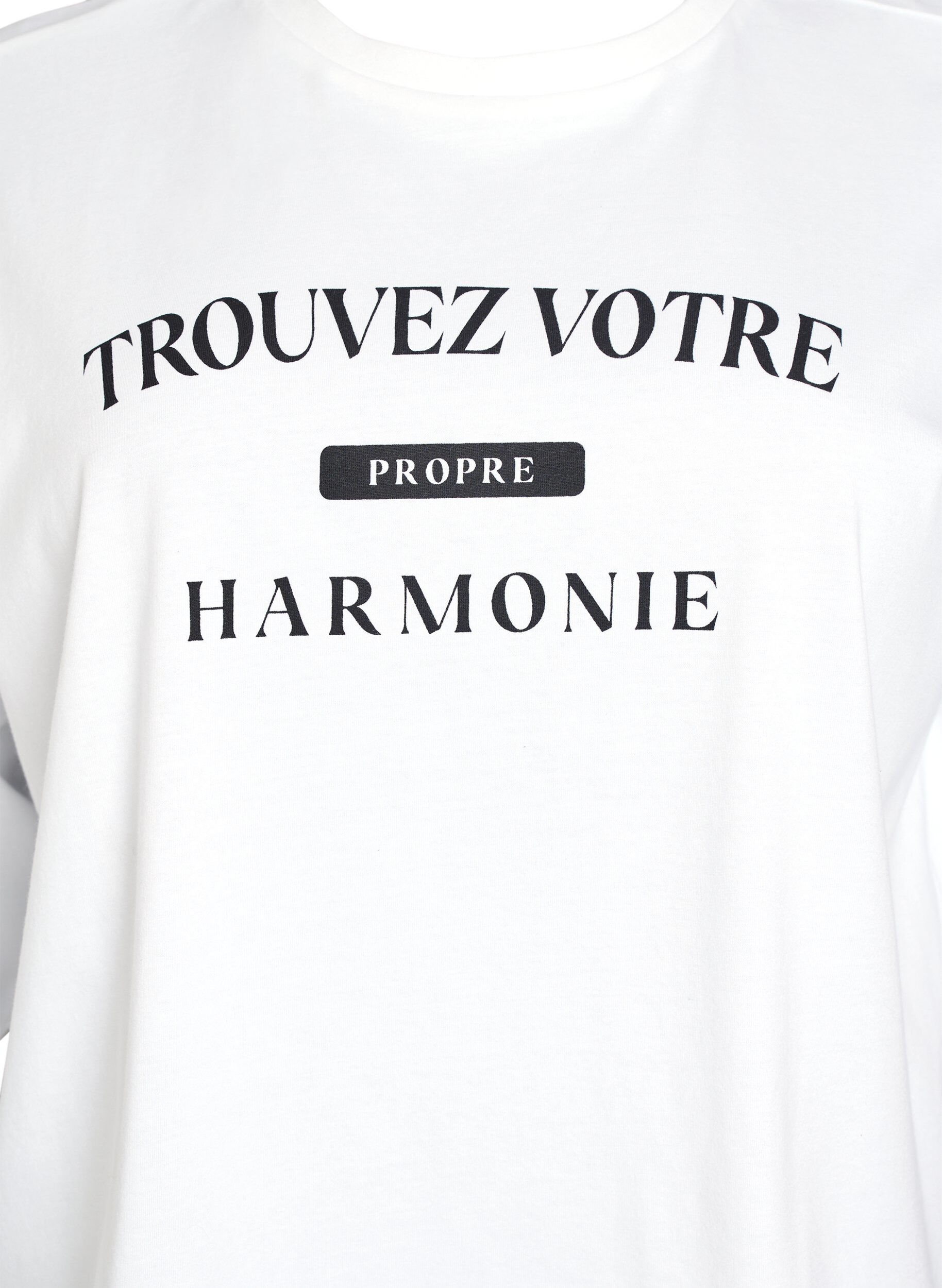 Zizzi Kr&oacute;tka koszulka o luznym kroju, Biały, Packshot image number 2