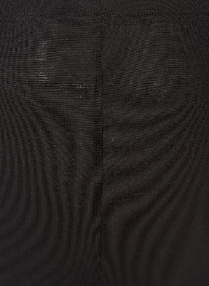 Legginsy z wiskozy w stylu basic, Czarne, Packshot image number 2