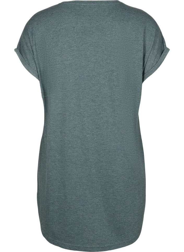 Koszula nocna z krótkim rekawem i nadrukiem tekstowym, , Packshot image number 1