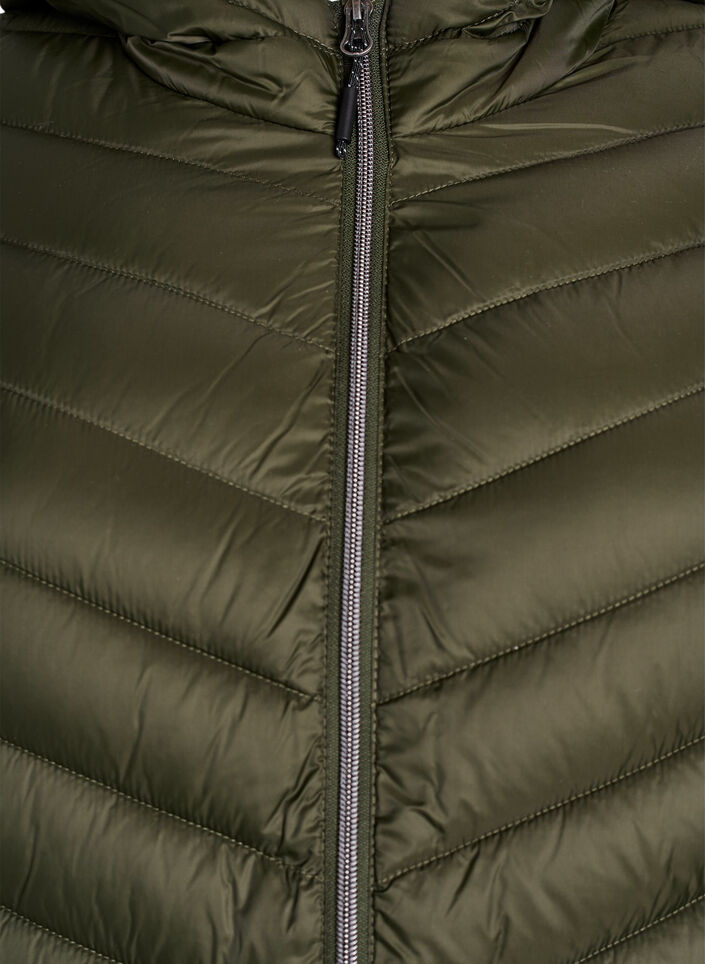 Lekka kurtka z kapturem, Zielony, Packshot image number 2