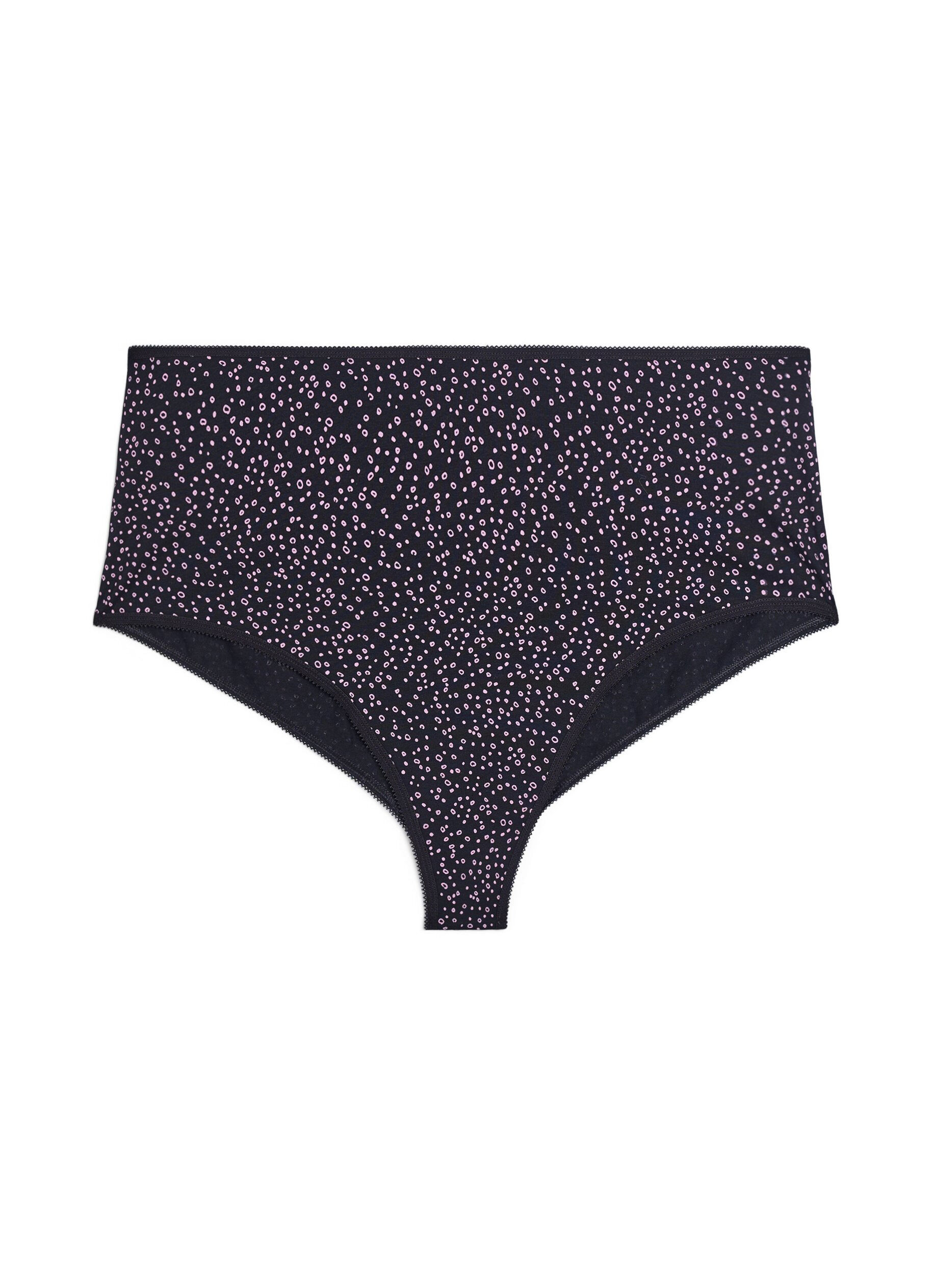 Zizzi 7-pak majtek typu hipster z regularnym stanem, Fioletowy, Packshot image number 3