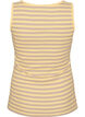 Tank top w paski o prazkowanej strukturze, Ż&oacute;łty, Packshot image number 1