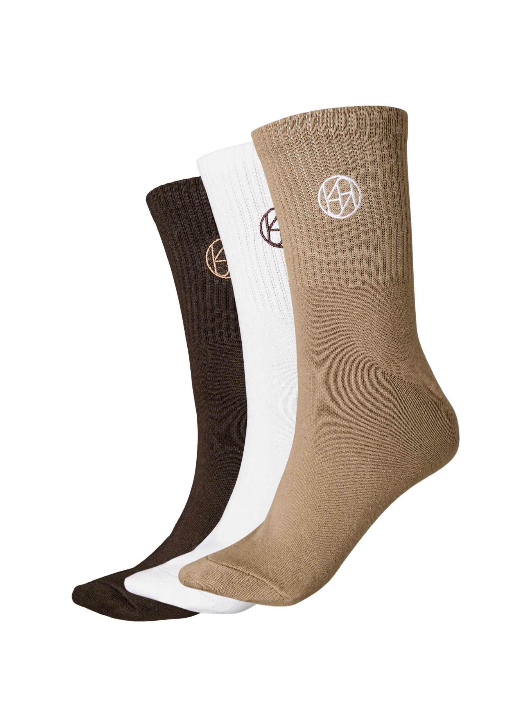 3-pack skarpetek sportowych z logo