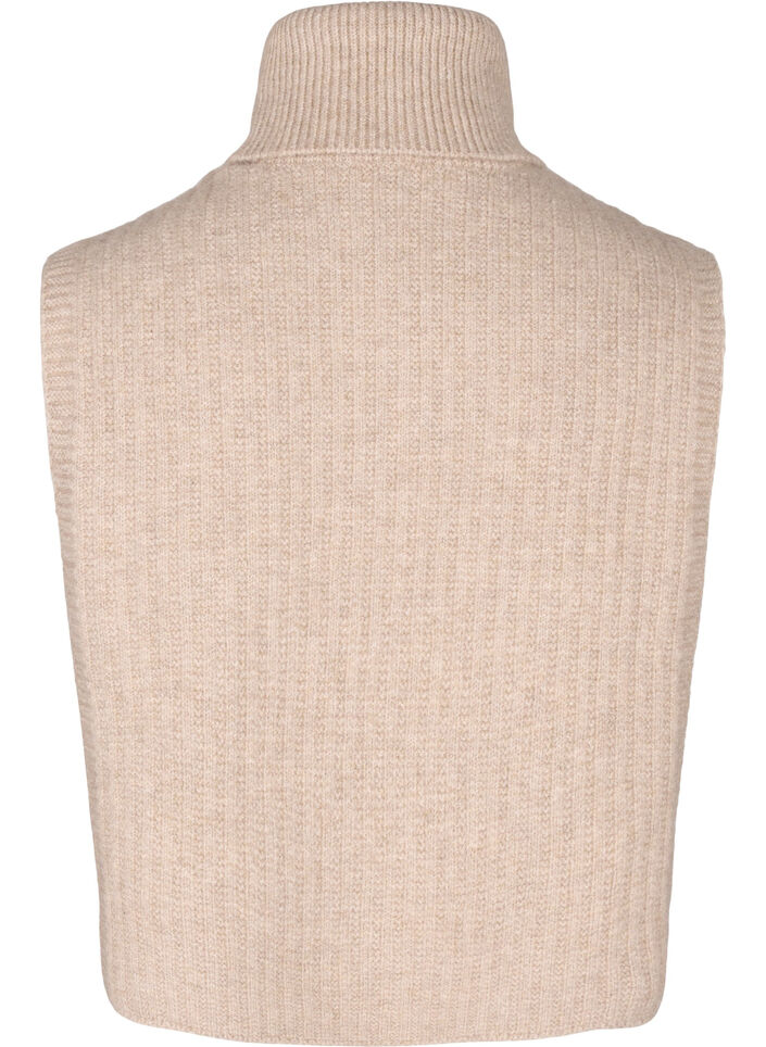 Ocieplacz z dzianiny w prazki, Silver Mink, Packshot image number 1