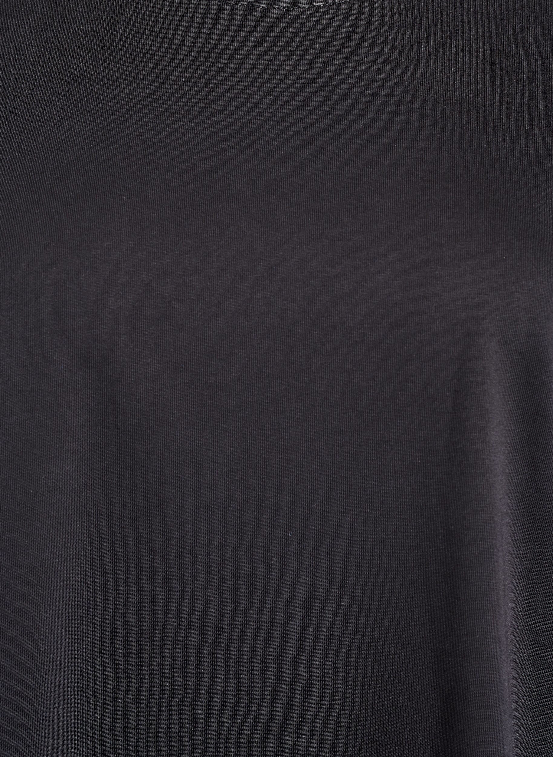 Zizzi T-shirt w rozmiarze oversize z kr&oacute;tkim rekawem, Czarne, Packshot image number 2