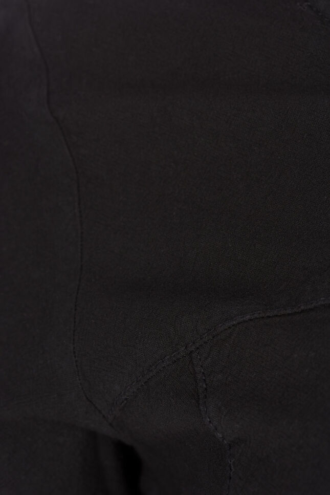 Bawelniana sukienka z kr&oacute;tkim rekawem, Czarne, Packshot image number 2